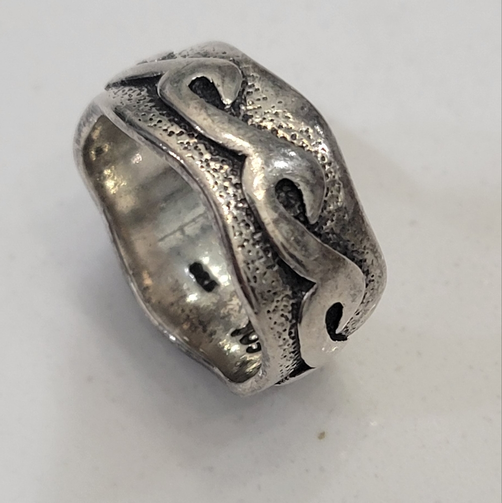 Silver Wave Ring - image 1